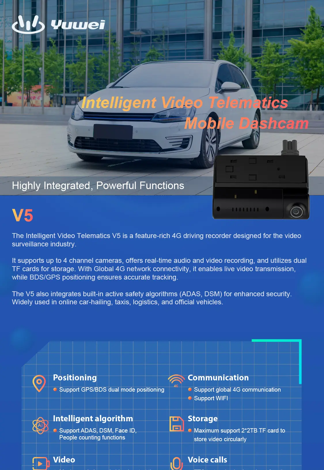 Dash Cam with ADAS