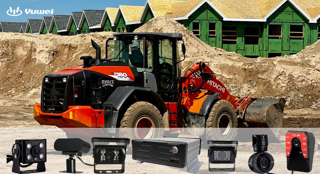 Wheel loader safety camera monitoring system